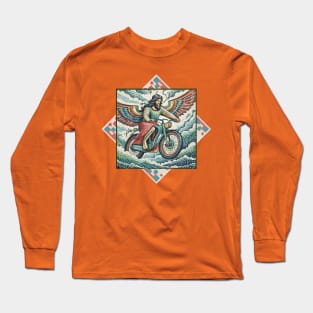 Jesus Christ on a Bike Long Sleeve T-Shirt